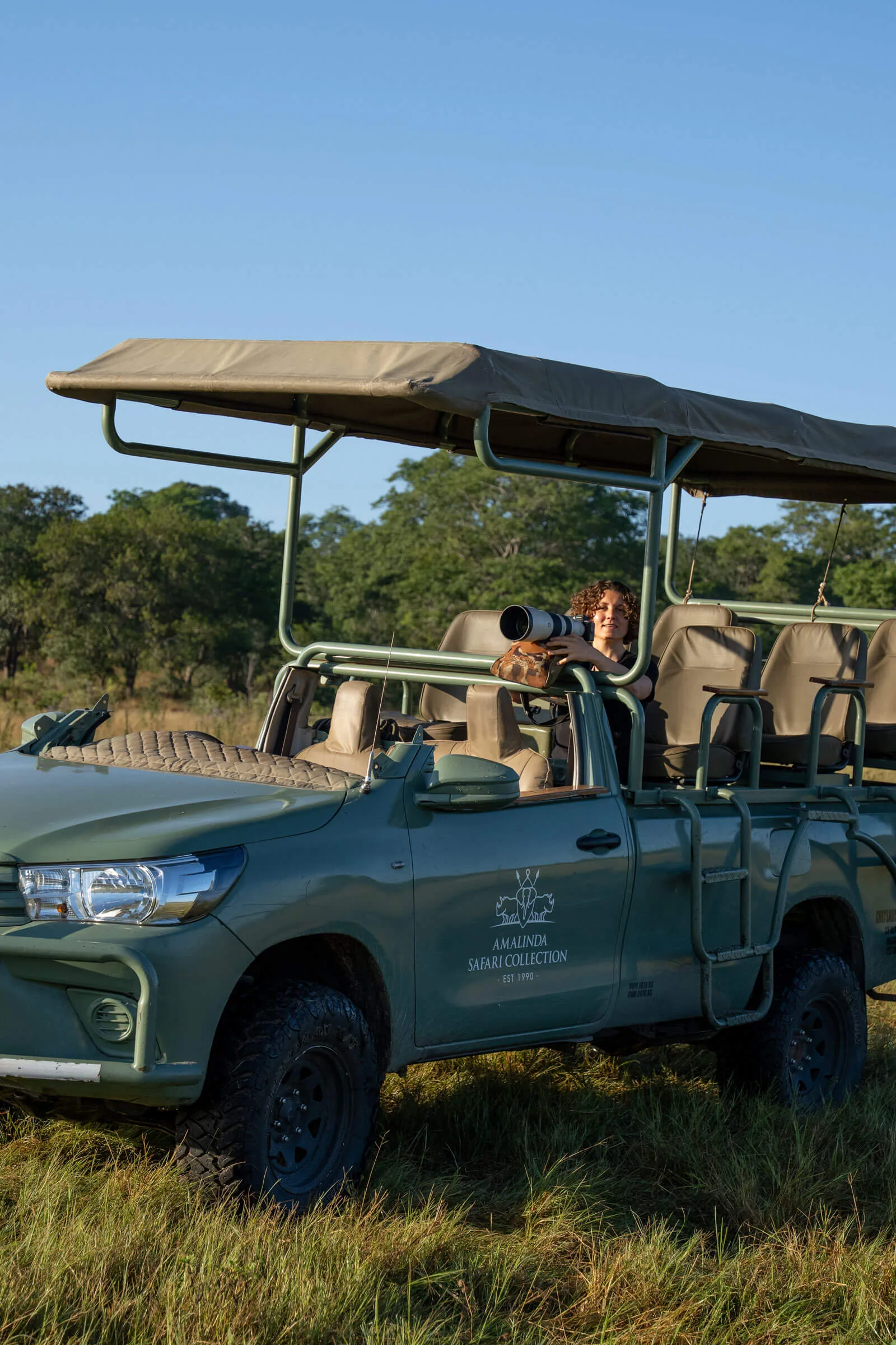 Matériel photo et vidéo animalière en safari — Aurélie Tiron